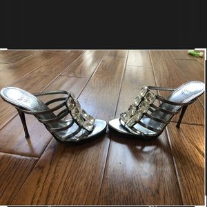 Nando Muzi Silver Heels- Made in Italy